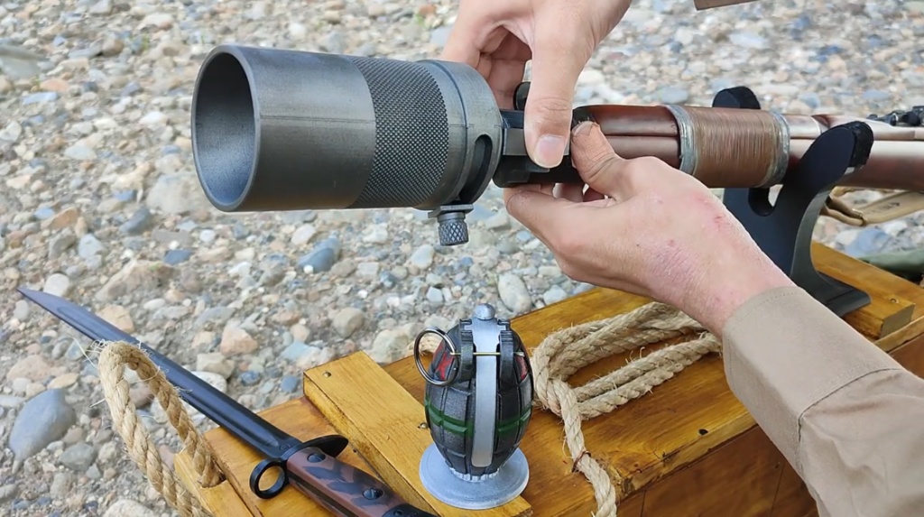 【 3D STL 】Grenade No.36M Mk.1 “Mills Bomb” Firecracer Video Available