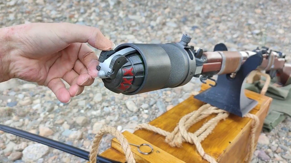 【 3D STL 】Grenade No.36M Mk.1 “Mills Bomb” Firecracer Video Available