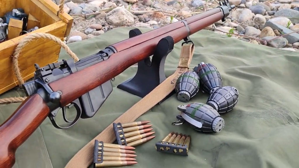 【 3D STL 】Grenade No.36M Mk.1 “Mills Bomb” Firecracer Video Available