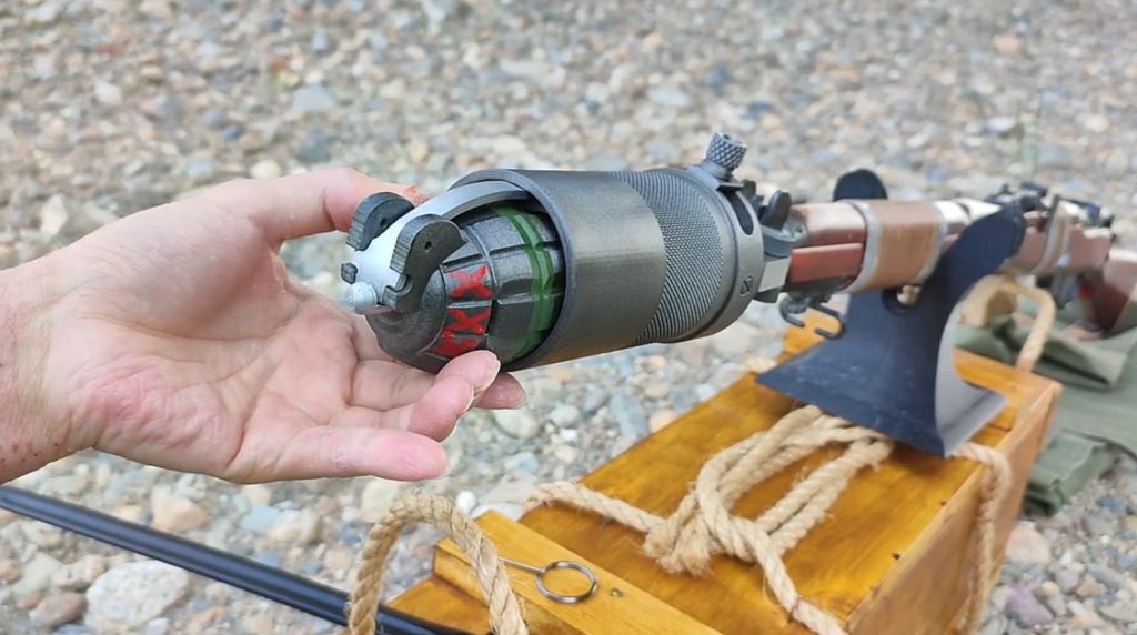 【 3D STL 】Grenade No.36M Mk.1 “Mills Bomb” Firecracer Video Available