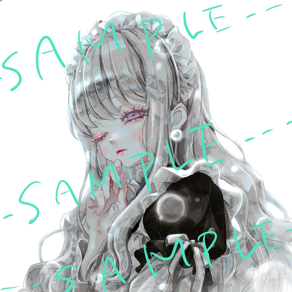 SNSアイコン メイドさんセット