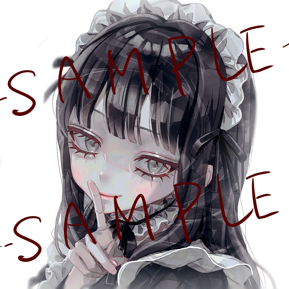 SNSアイコン メイドさんセット