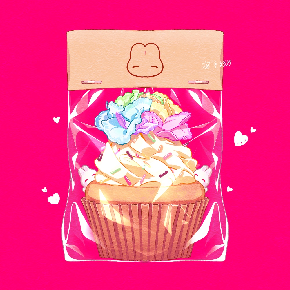 レインボーカーネーション(フリーアイコン、フリー素材)