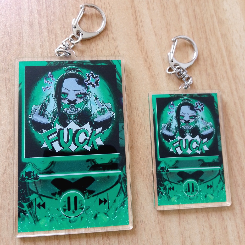 音楽プレーヤー💚💀(F✖✖K ver.)(オンナ)