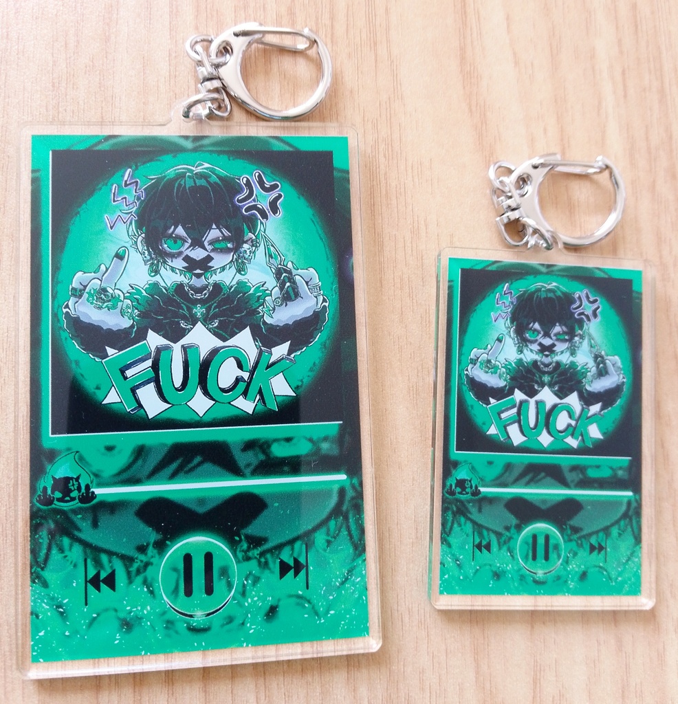 音楽プレーヤー💚💀(F✖✖K ver.)(オトコ)