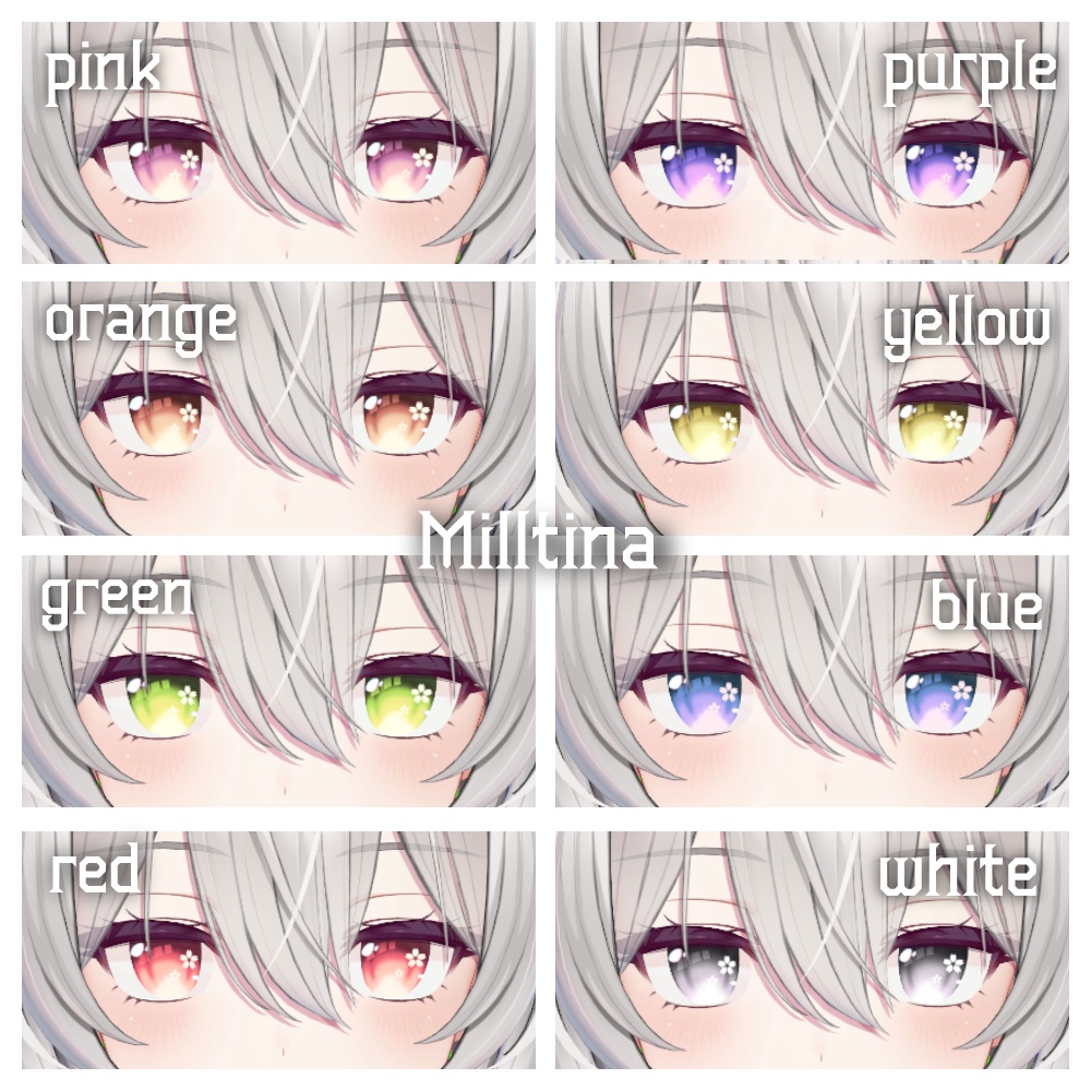 【2アバター対応】桜EYE 【全8種類】