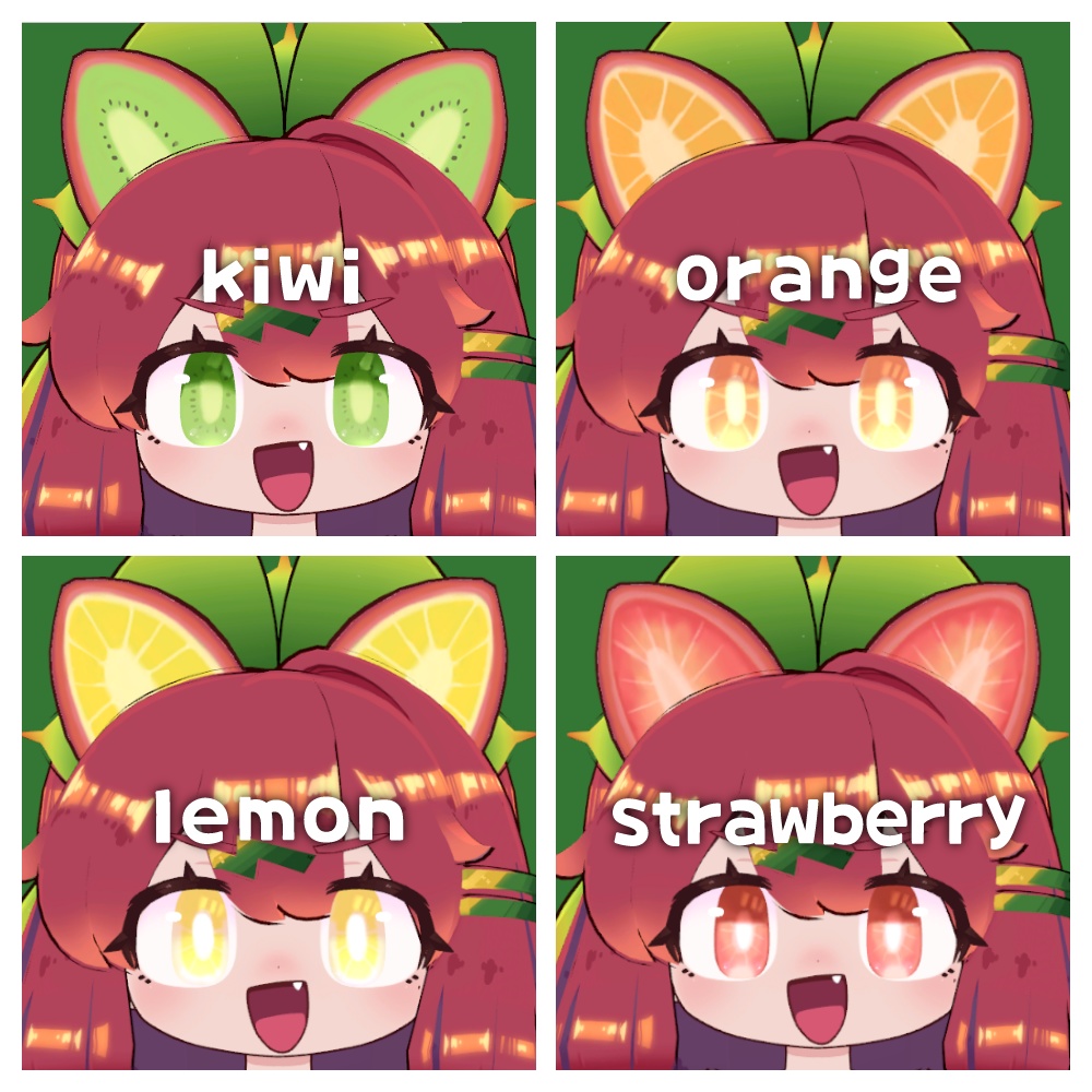 【イサナイ】フルーツ耳【全6種】