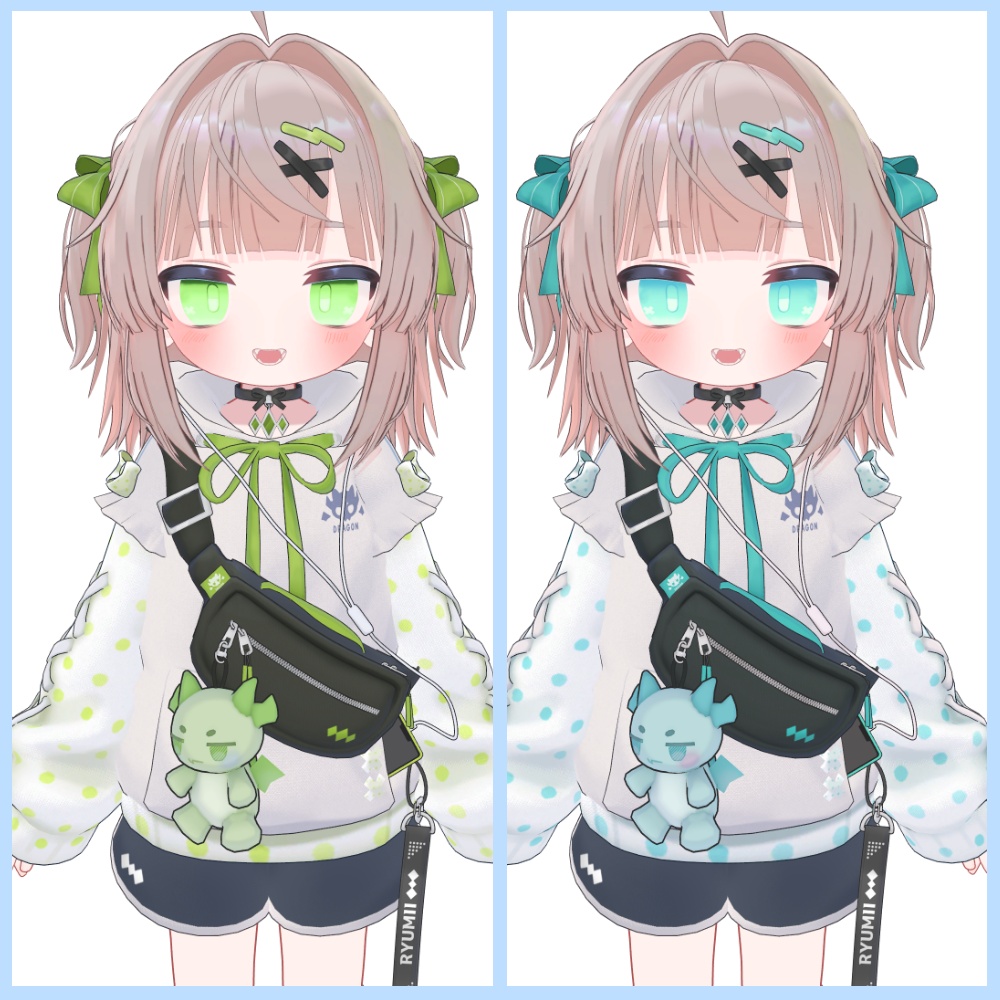 【リュミィ】みずたまテクスチャ【デフォルト衣装用テクスチャ】