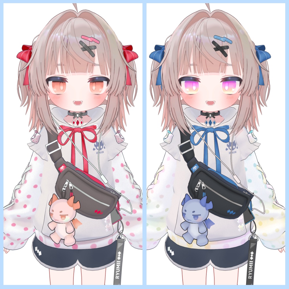 【リュミィ】みずたまテクスチャ【デフォルト衣装用テクスチャ】