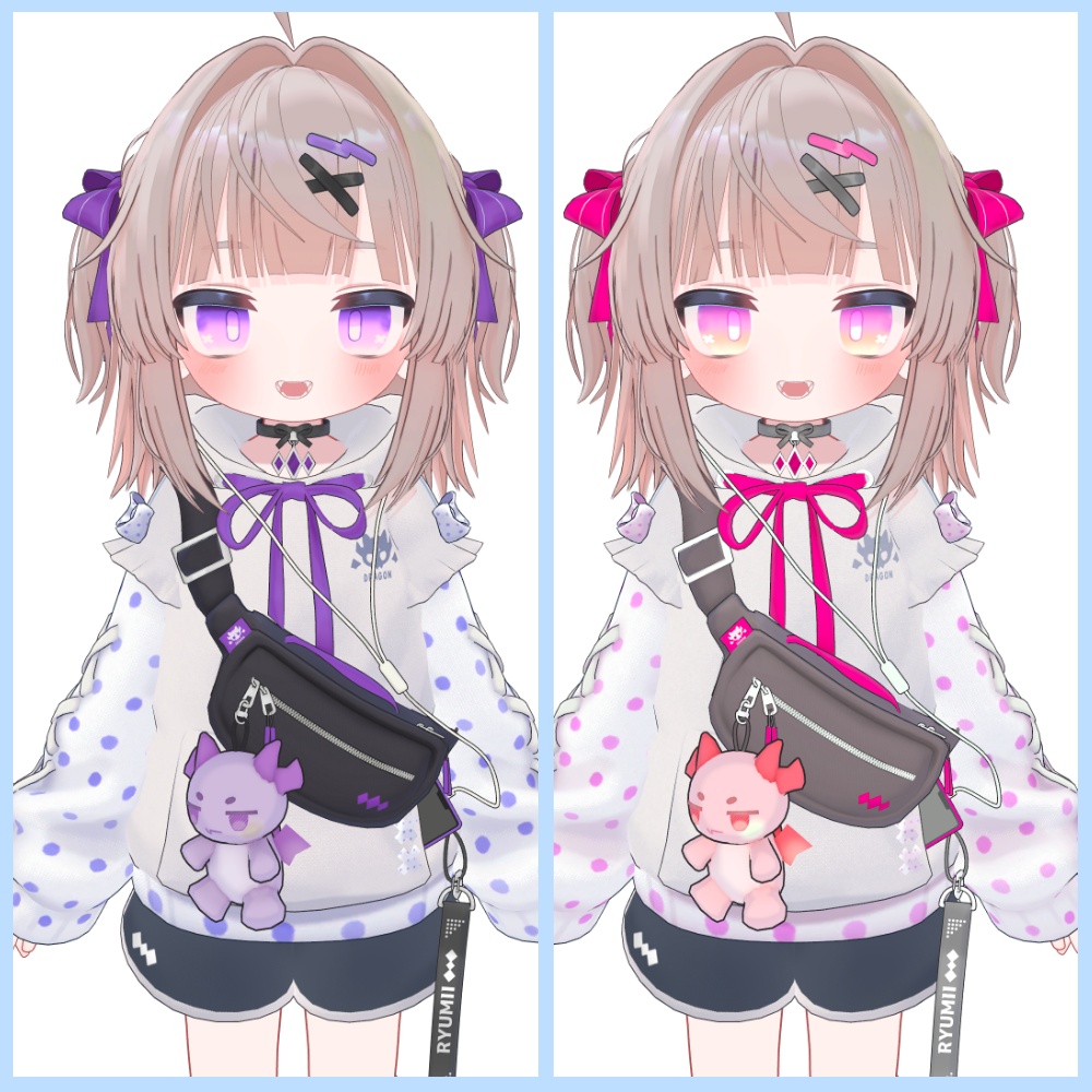 【リュミィ】みずたまテクスチャ【デフォルト衣装用テクスチャ】