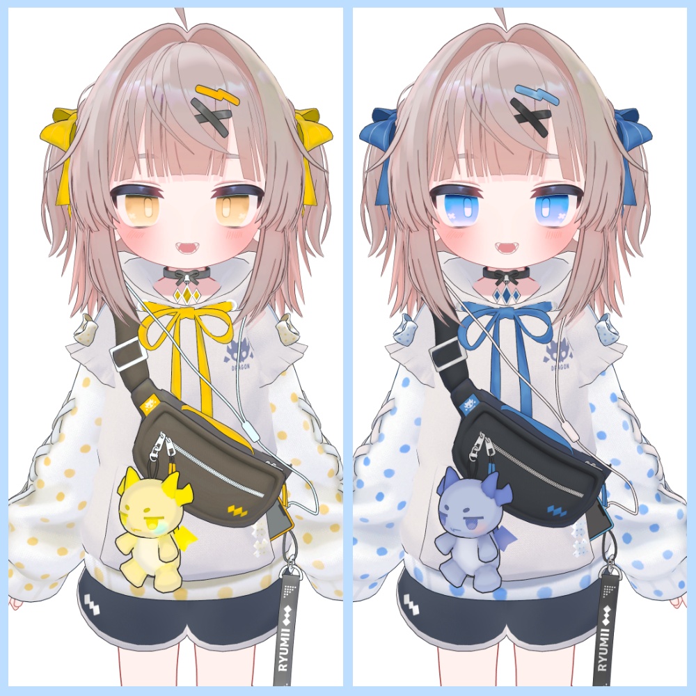 【リュミィ】みずたまテクスチャ【デフォルト衣装用テクスチャ】