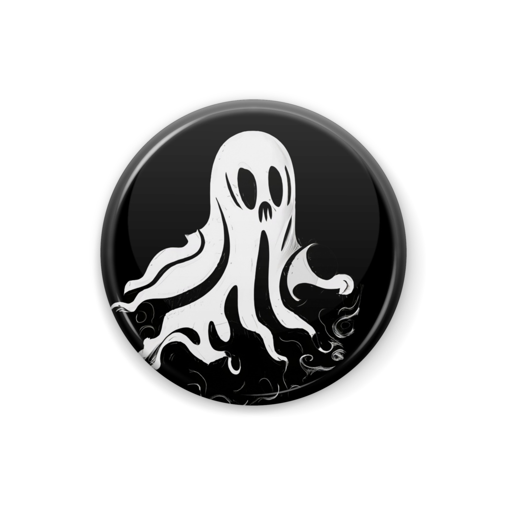 幽霊 缶バッジ - Ghost Can Badge 