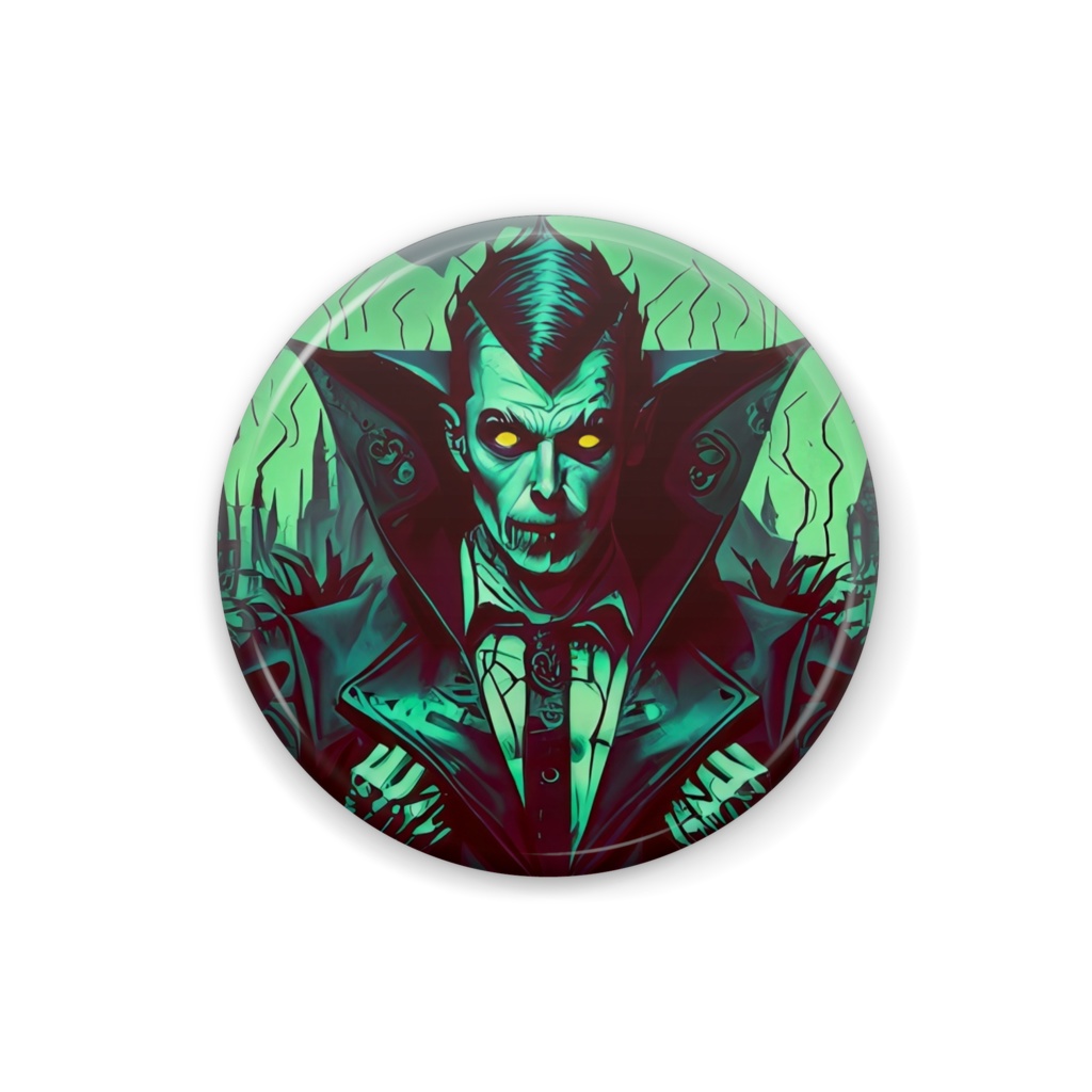 吸血鬼缶バッジ | Vampire Can Badge