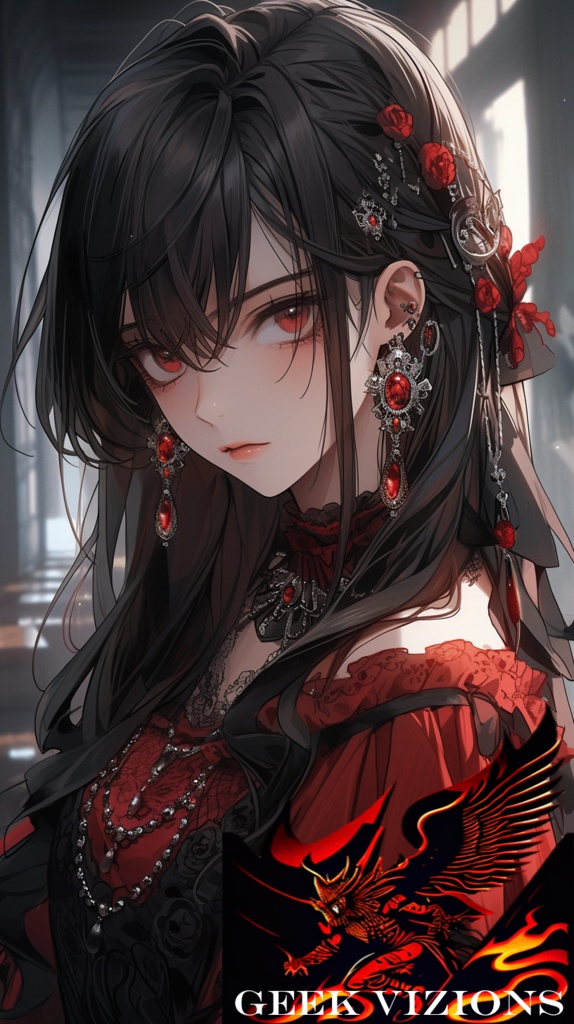 Emma OC Anime Digital Illustration