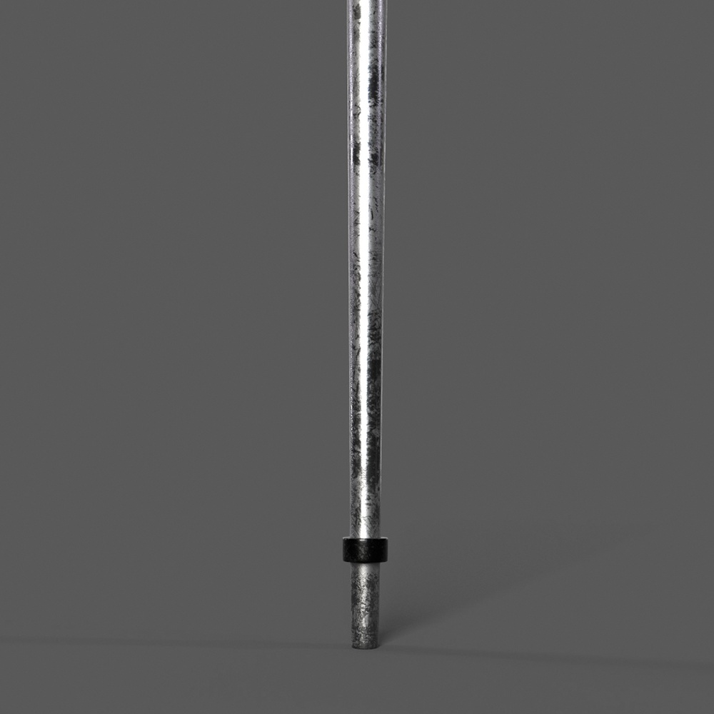 【無料DL可能】某キャラ風鉄パイプ【3Dモデル】