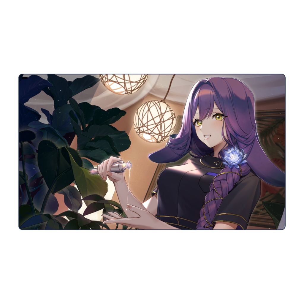 〖残り1点〗ラバー製プレイマット〚SALON〛輝夜ルーチェ