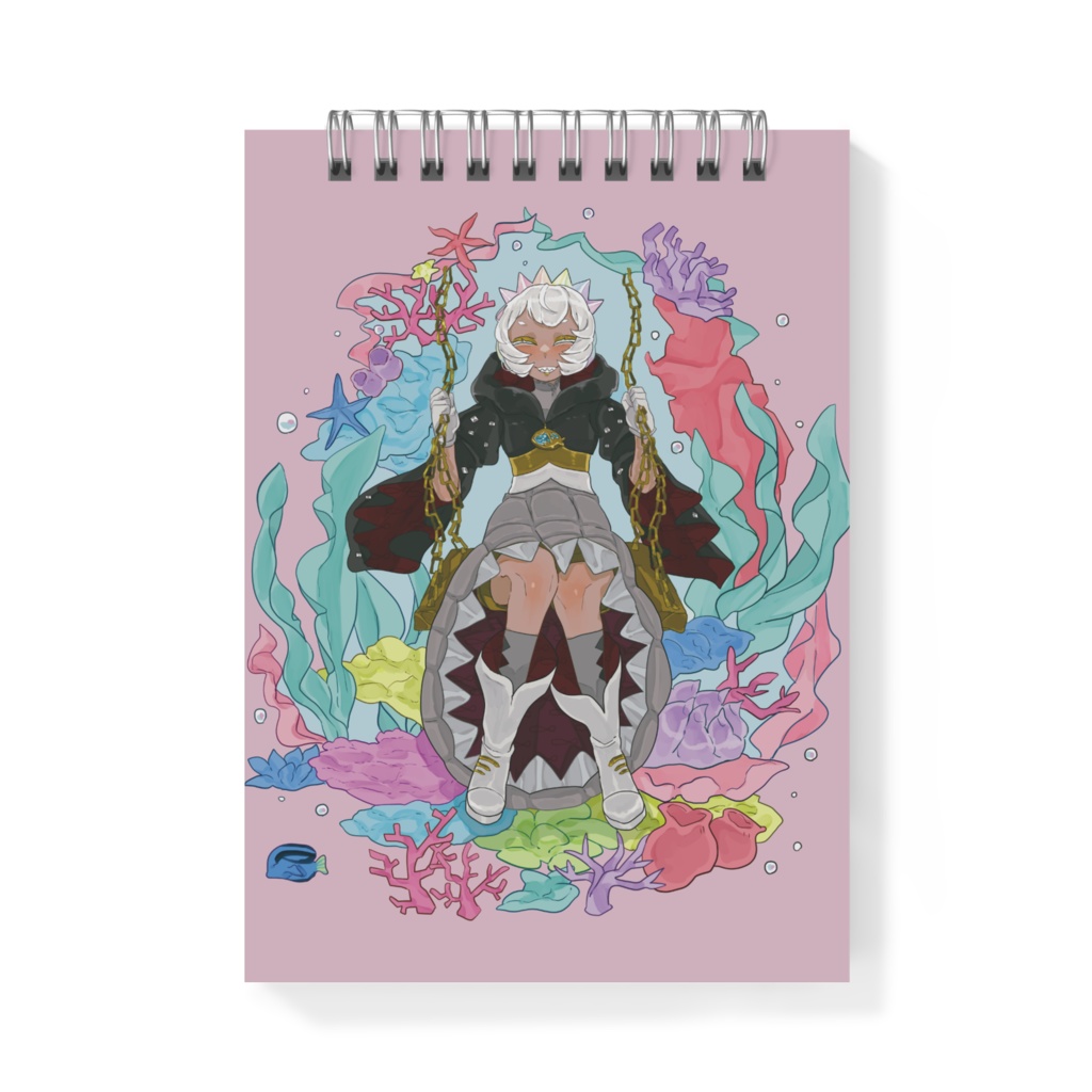 【初配信記念グッズ】SHIOKARA様描き下しメモ帳