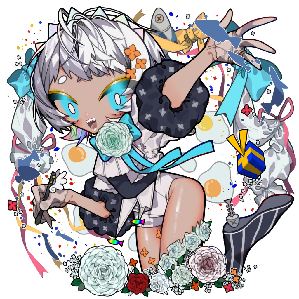 海璃イズマ生誕記念アクリル時計