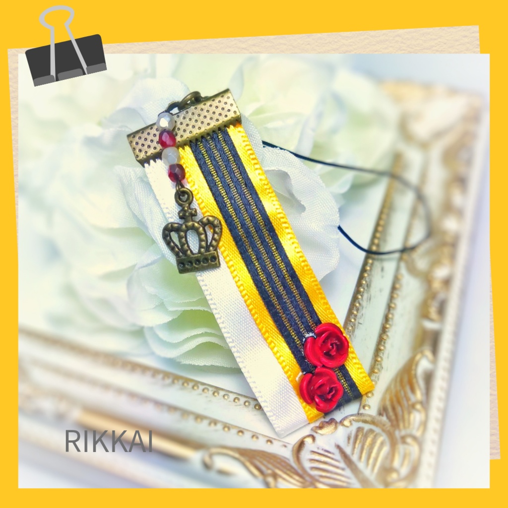 リボンストラップ　立海大附属中学校