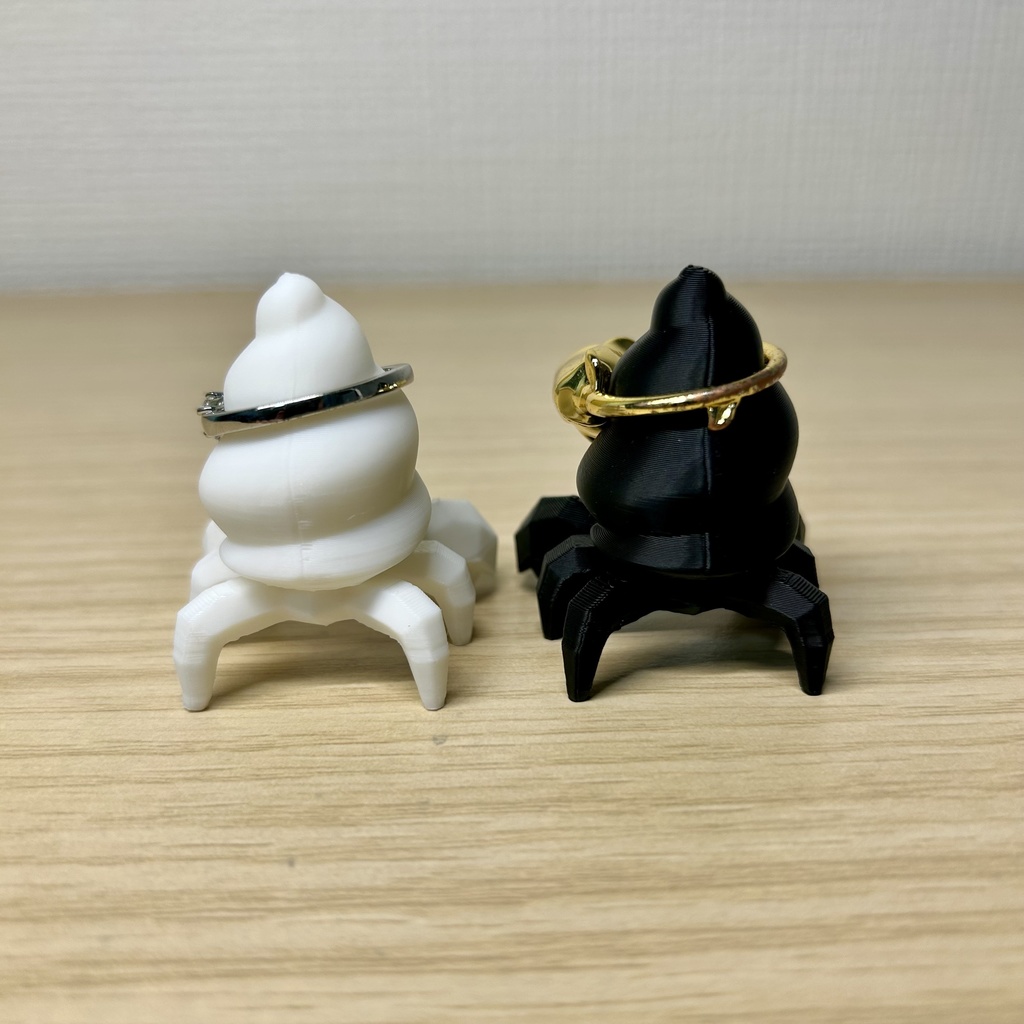 ヤドカリのリングホルダー(ペア)
