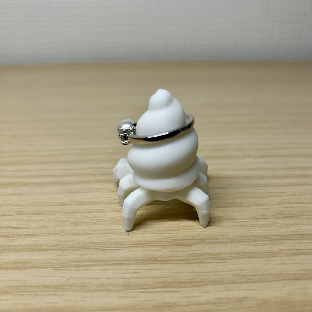 ヤドカリのリングホルダー(white)