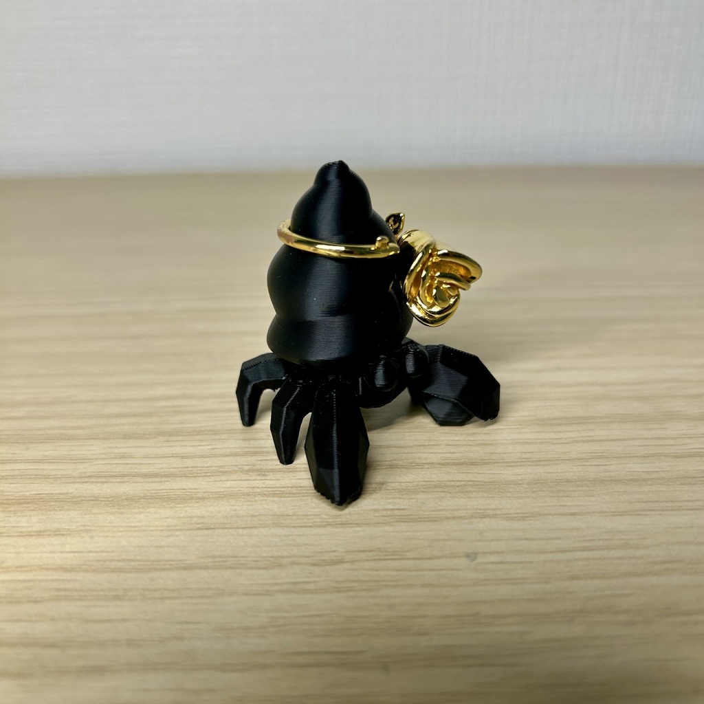 ヤドカリのリングホルダー(black)
