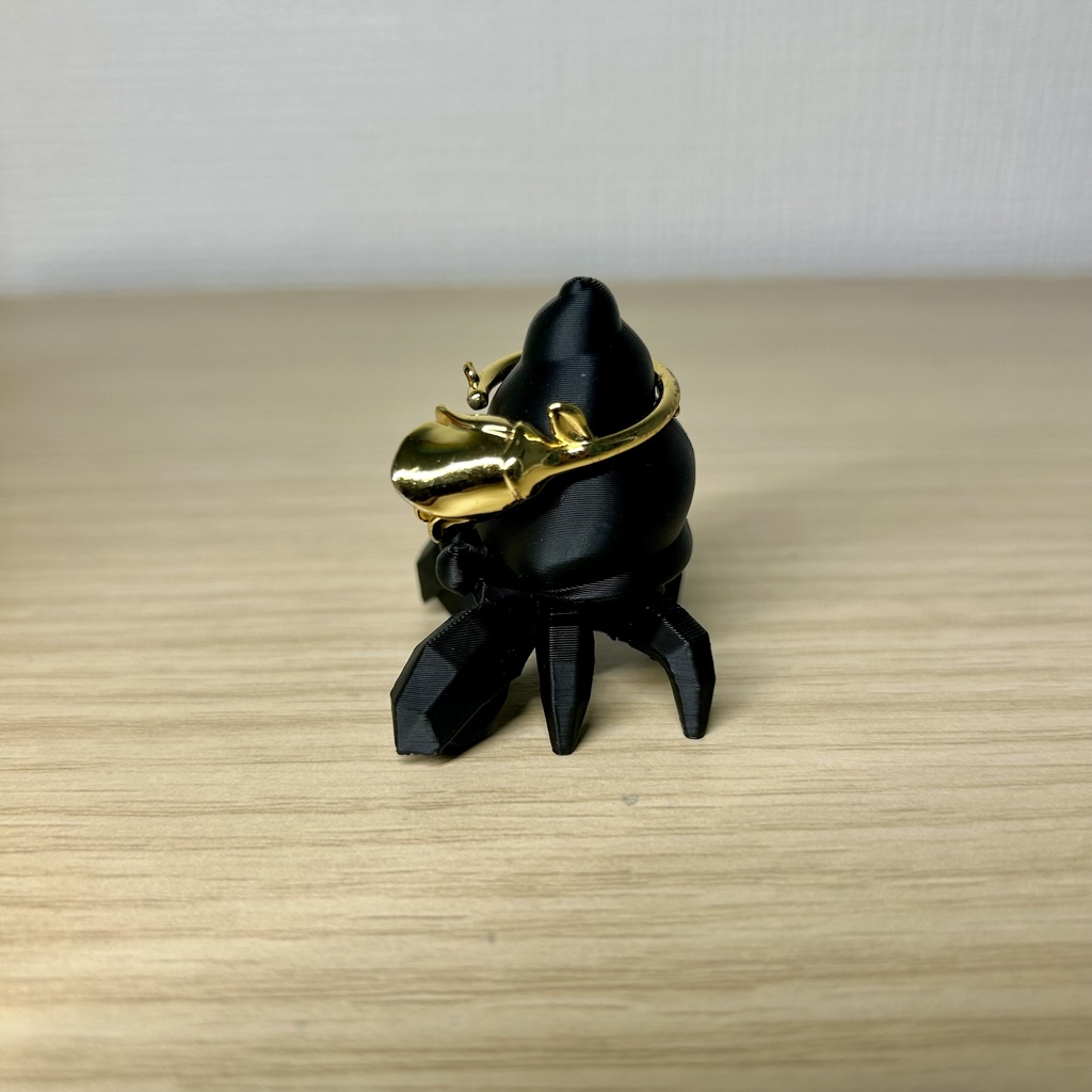 ヤドカリのリングホルダー(black)