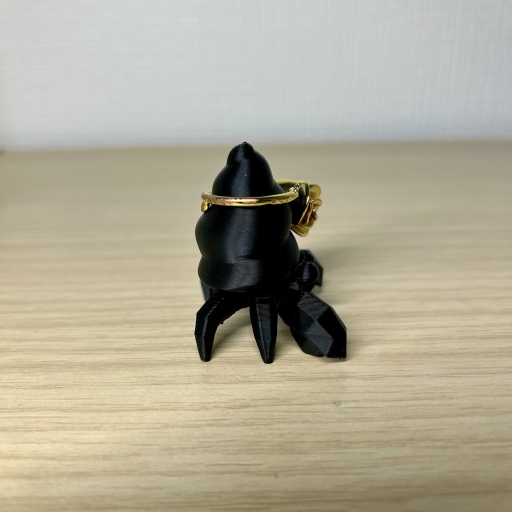 ヤドカリのリングホルダー(black)