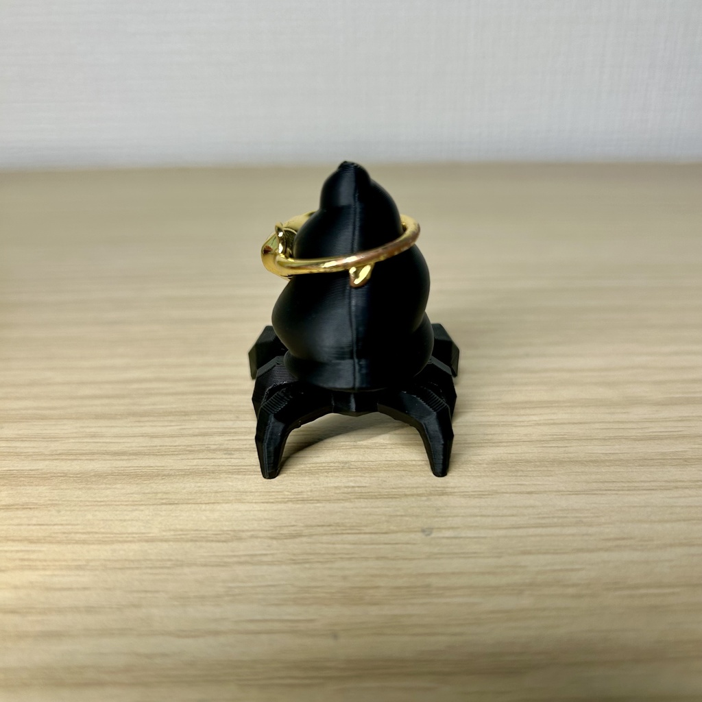 ヤドカリのリングホルダー(black)