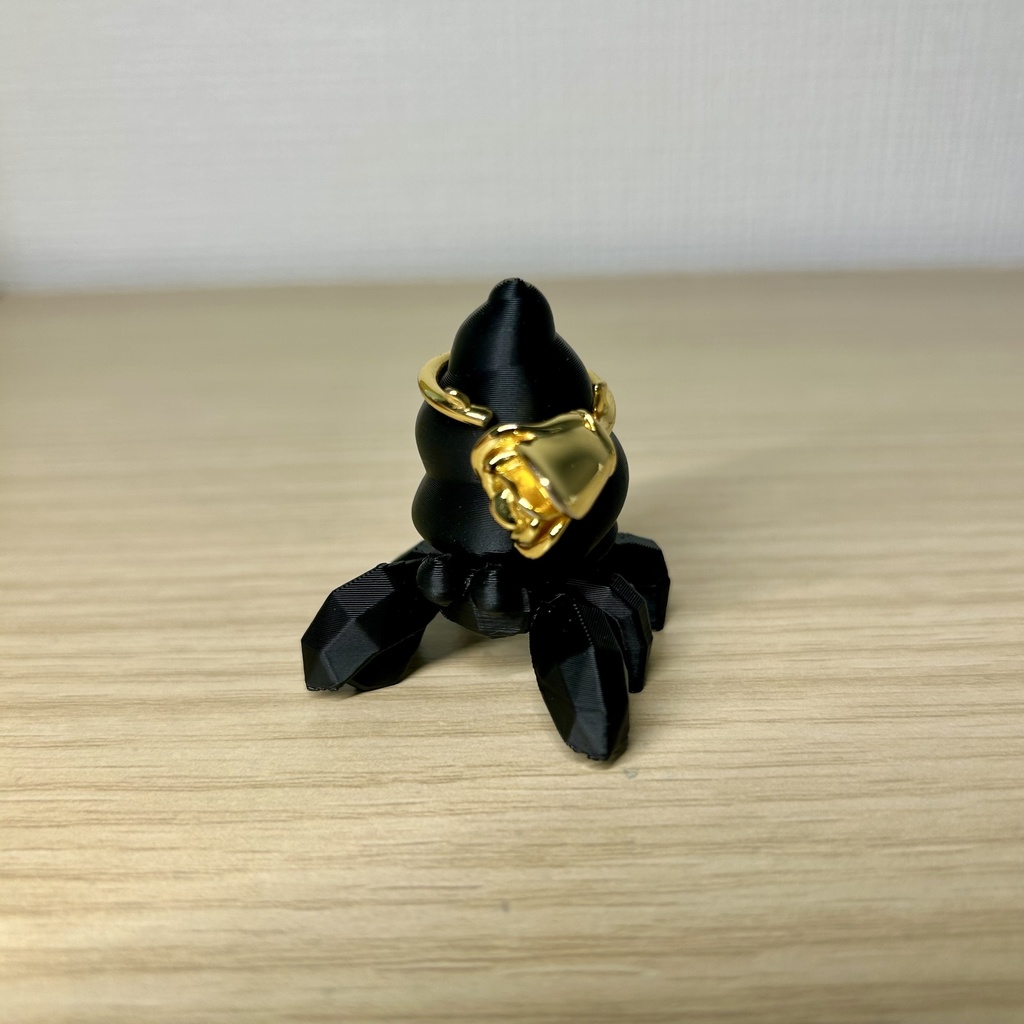 ヤドカリのリングホルダー(black)