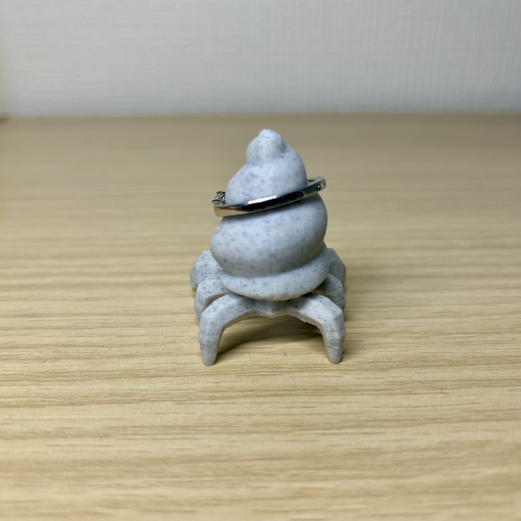 ヤドカリのリングホルダー(大理石)