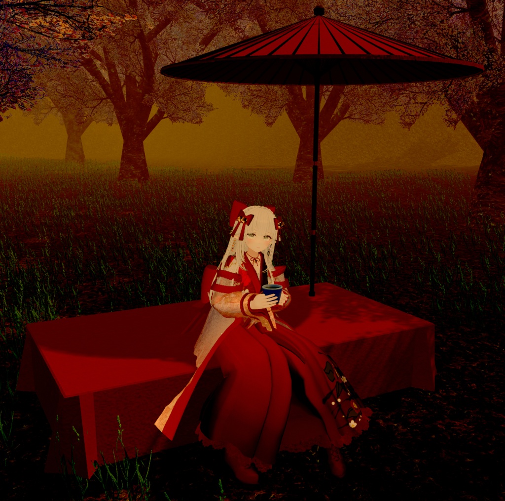 【VRChat想定】緑茶ギミックセット(Worldギミック)