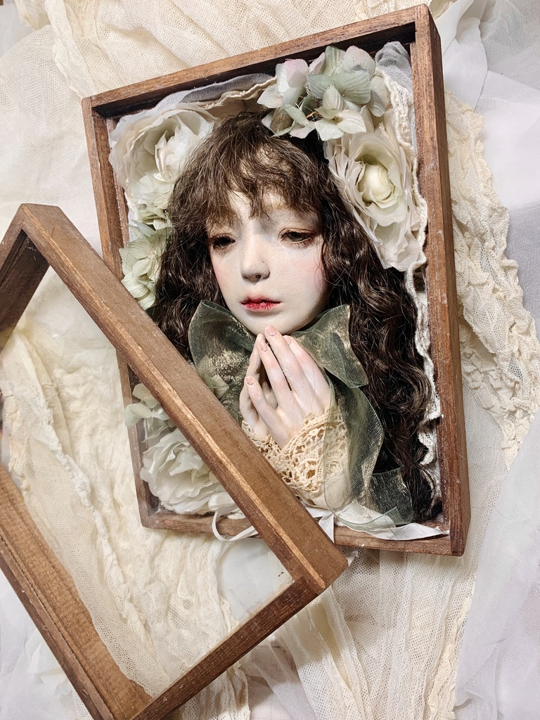 海外作家 粘土人形 ドール 創作人形 球体関節人形布人形 フランス人形 