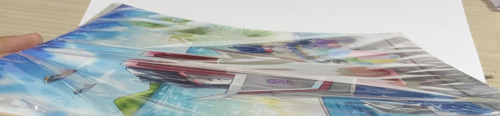 カラー原画イラストボード