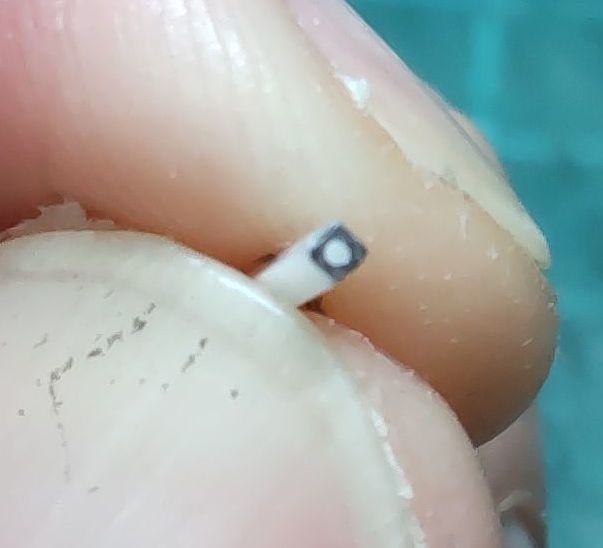 プラ棒センター穴あけ治具