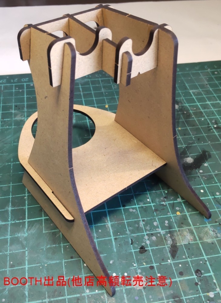 エアブラシ用ワークスタンド(トリガー・ダブルアクション両対応)