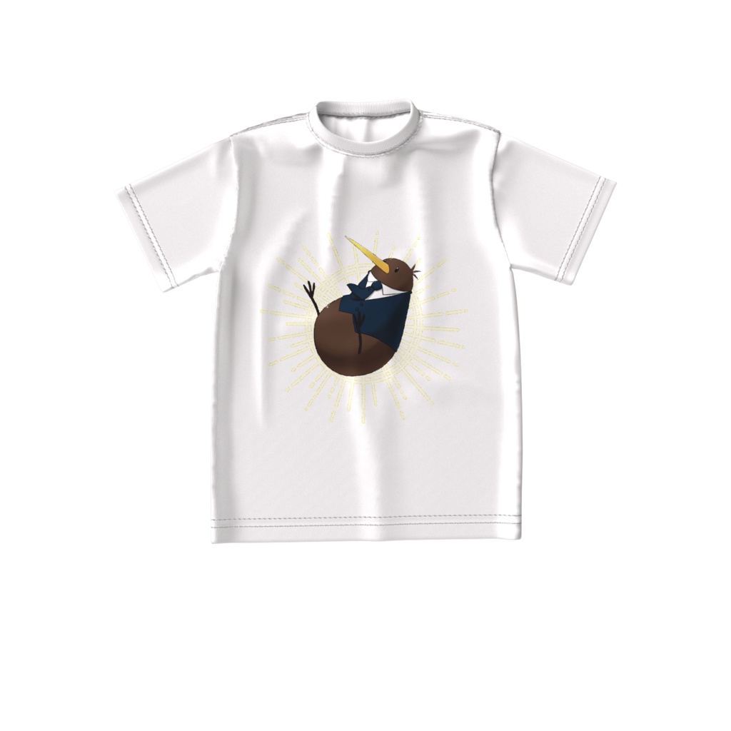 キーウィ教授ビッグシルエットTシャツ
