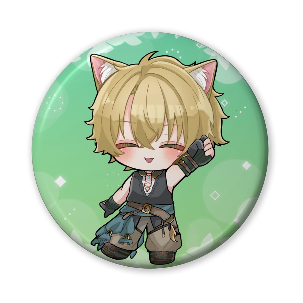 【缶バッジ】がんばろー!!猫雪~にゃおユキ~