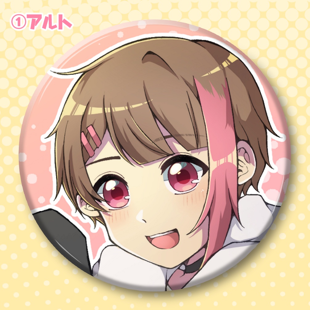 【まっど×すくらんぶる!】キラキラ缶バッジ