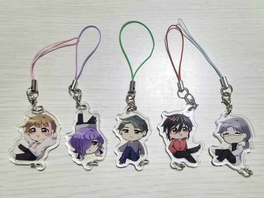 【まっど×すくらんぶる!】連結アクリルキーホルダー