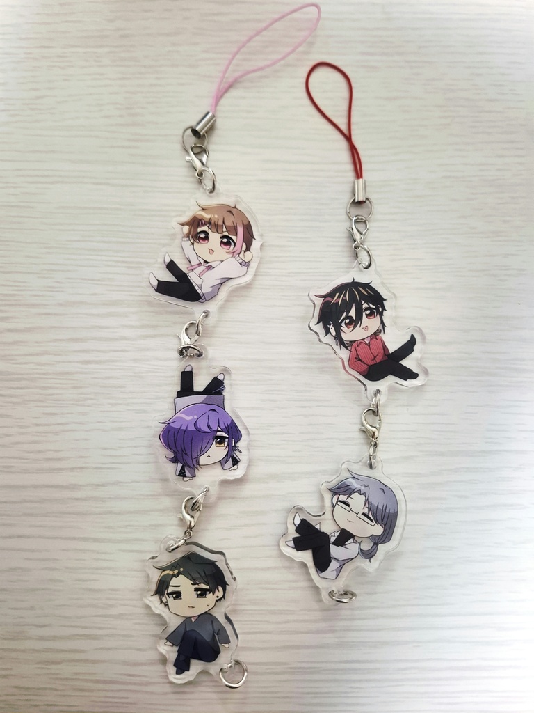 【まっど×すくらんぶる!】連結アクリルキーホルダー