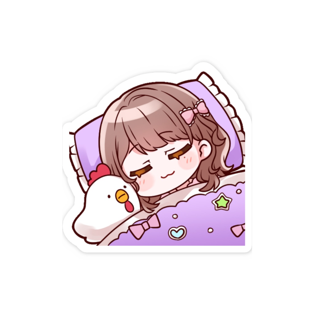 みやまるのすやすやステッカー