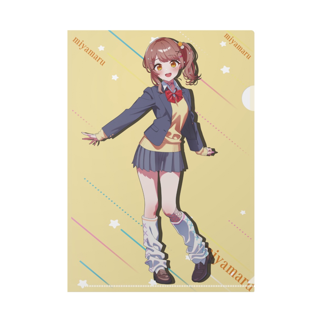 みやまる　クリアファイル