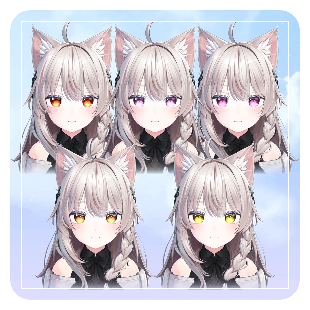 【10アバター対応】TUKa Eyes Texture 01