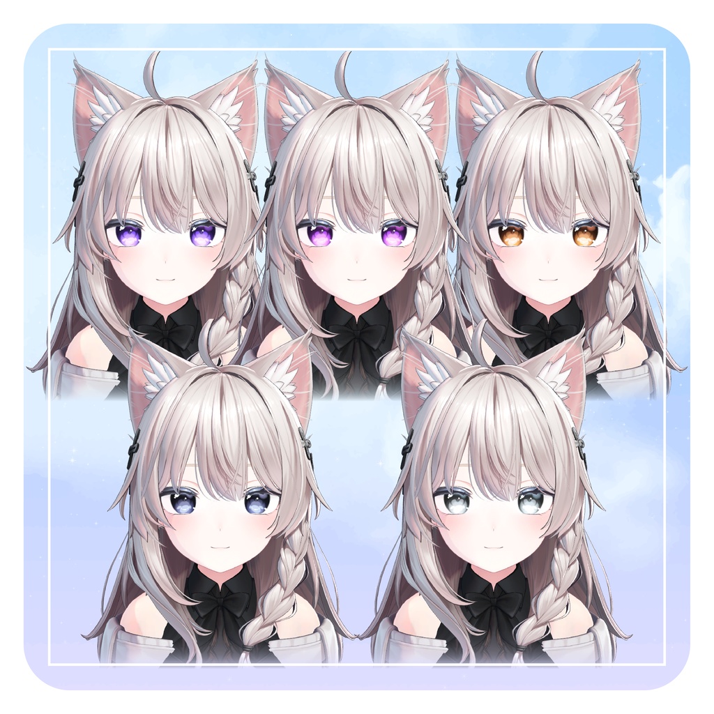 【10アバター対応】TUKa Eyes Texture 01