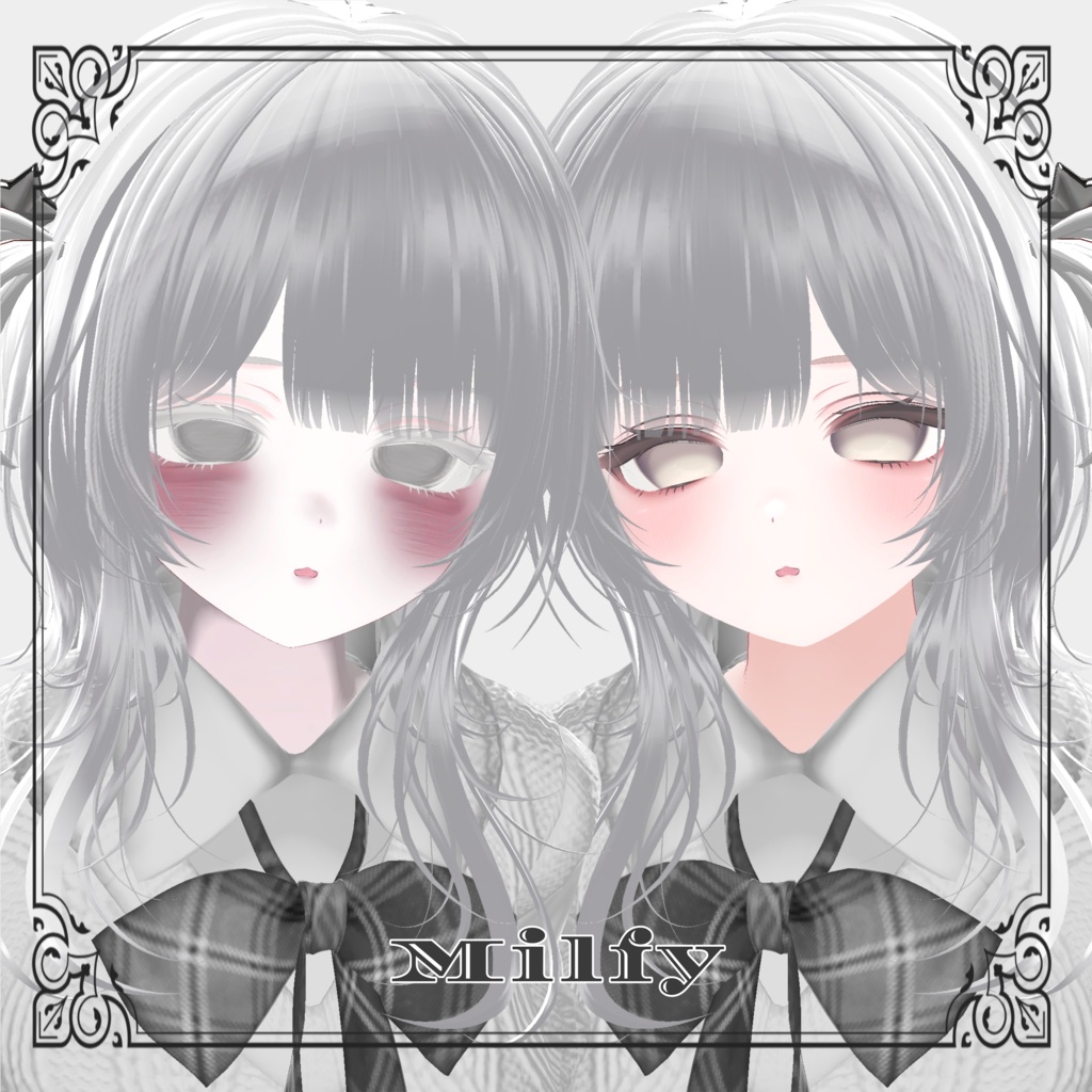 【 6アバター対応 】Hollow Makeup&虚ろEye Texture