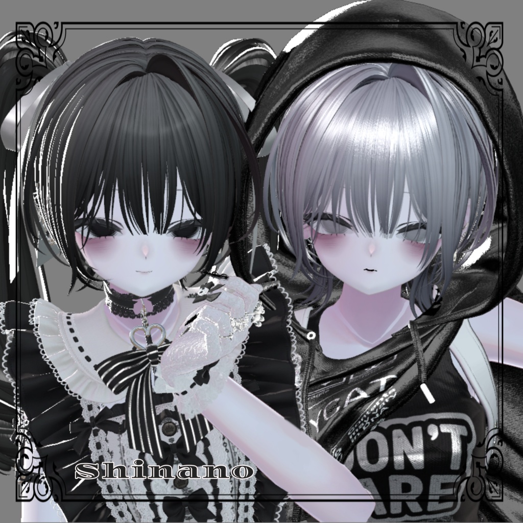 【 6アバター対応 】Hollow Makeup&虚ろEye Texture