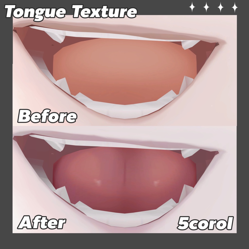 【Alue/アルエ】✦Makeup+Eye&TongueTexture✦