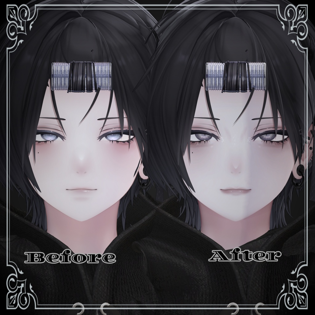 【Nakiya/泣夜】Makeup&EyeTexture