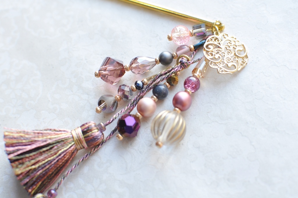 ライラックの花束 かんざし